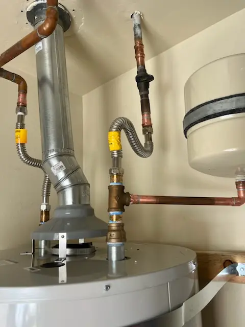 Water heater installation and plumbing repair in Sackville